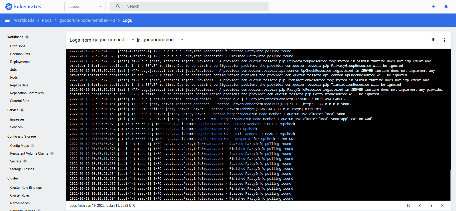 k8s-tx-tessera-logs